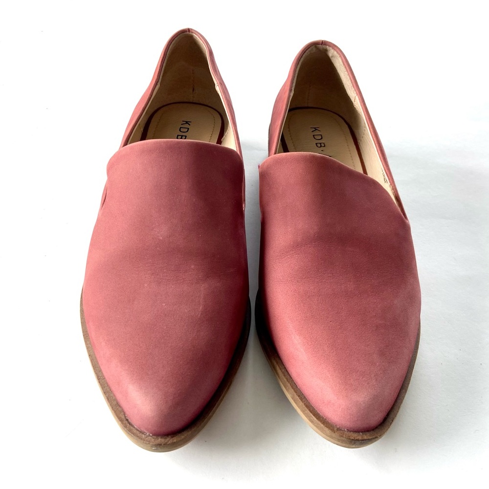 Kelsi Dagger Pink Suede Loafers | Size 6.5 | Flats